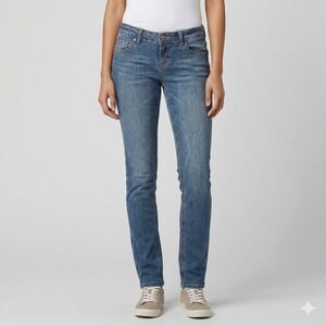 Paris Blues Low Rise Skinny Jeans Medium Wash Denim Sz 5/6